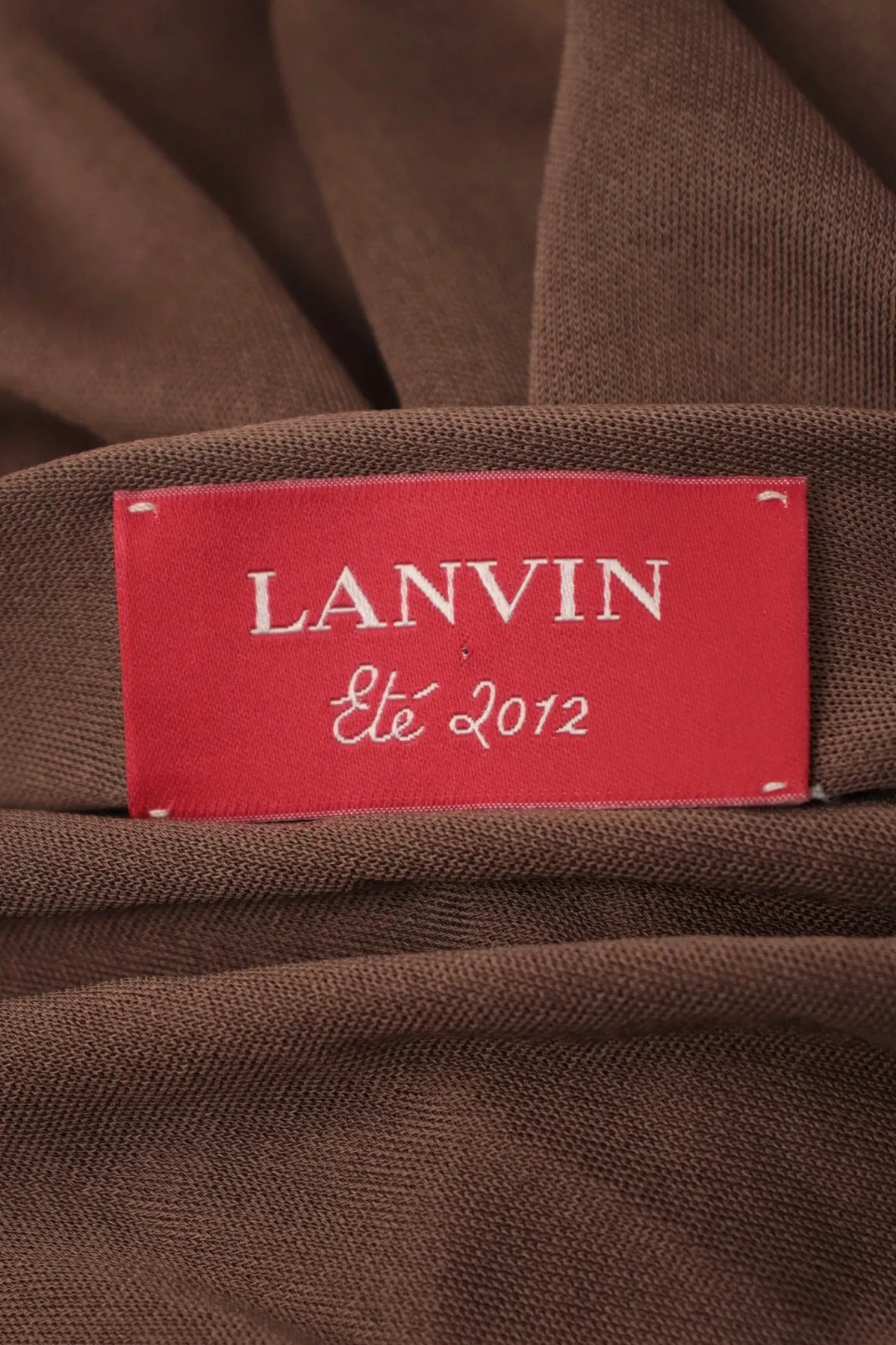 2012 Lanvin Draped Jumpsuit
