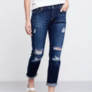 7FAM Josefina Skinny Boyfriend Jeans Sz 30