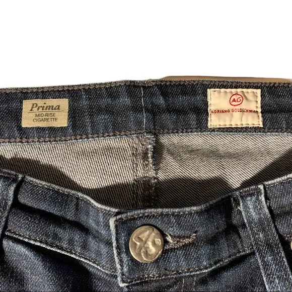 AG Adriano Goldschmied Prima Mid-Rise Cigarette Jeans Size 31 R