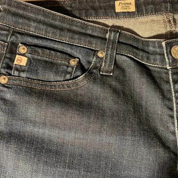 AG Adriano Goldschmied Prima Mid-Rise Cigarette Jeans Size 31 R