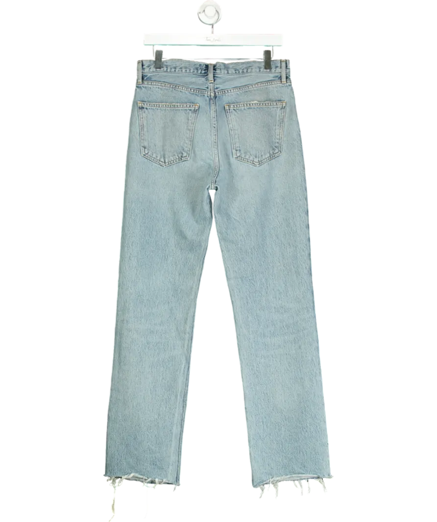 AGOLDE Blue Distressed Hem Jeans W27