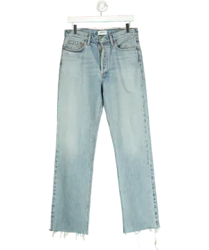 AGOLDE Blue Distressed Hem Jeans W27