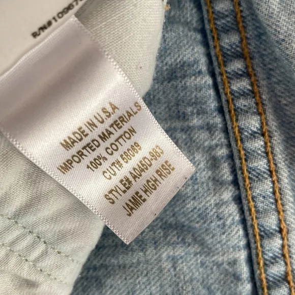 AGOLDE Jamie High Rise Jeans