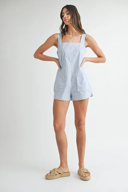 Alondra Embroidery Romper