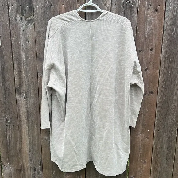 Anthropologie DONNI Ribbed Long Open Cardigan Sweater Kimono One Size New
