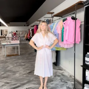 AT THIS POINT LIGHT PINK DRESS