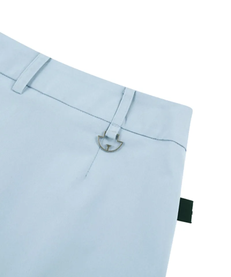 AVEN H-Line Pleated Culotte - Sky Blue