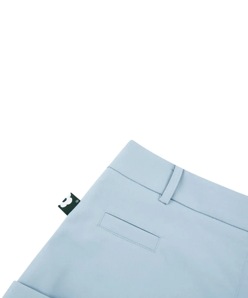 AVEN H-Line Pleated Culotte - Sky Blue