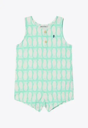 Babies Lucky Fish Sleeveless Romper