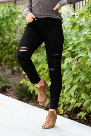 Barstow Mid Rise Distressed Skinny