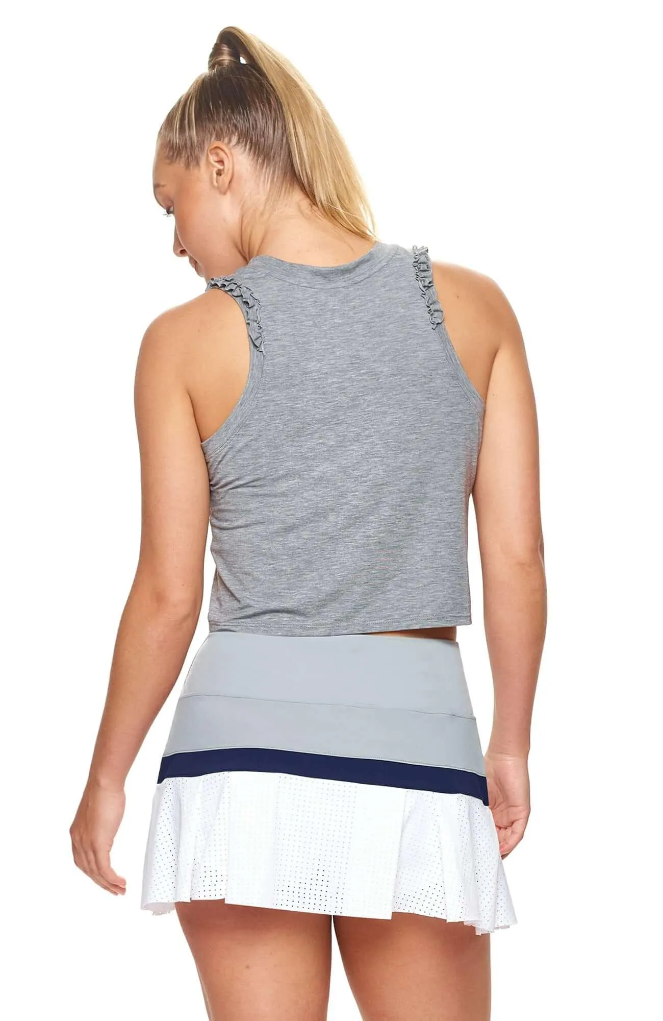 Baseline Color Block Skort Grey