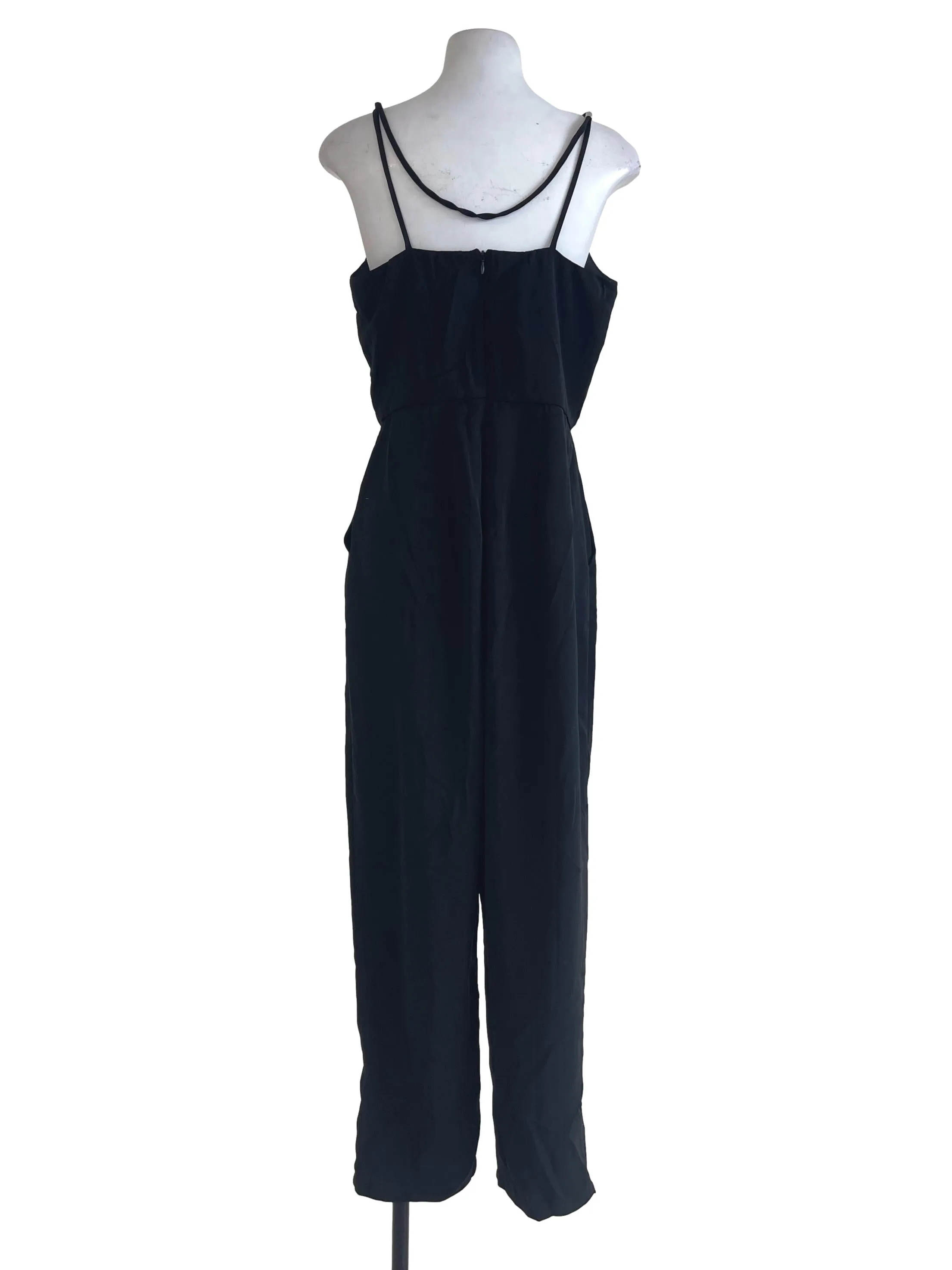 Black Sleeveless Overall