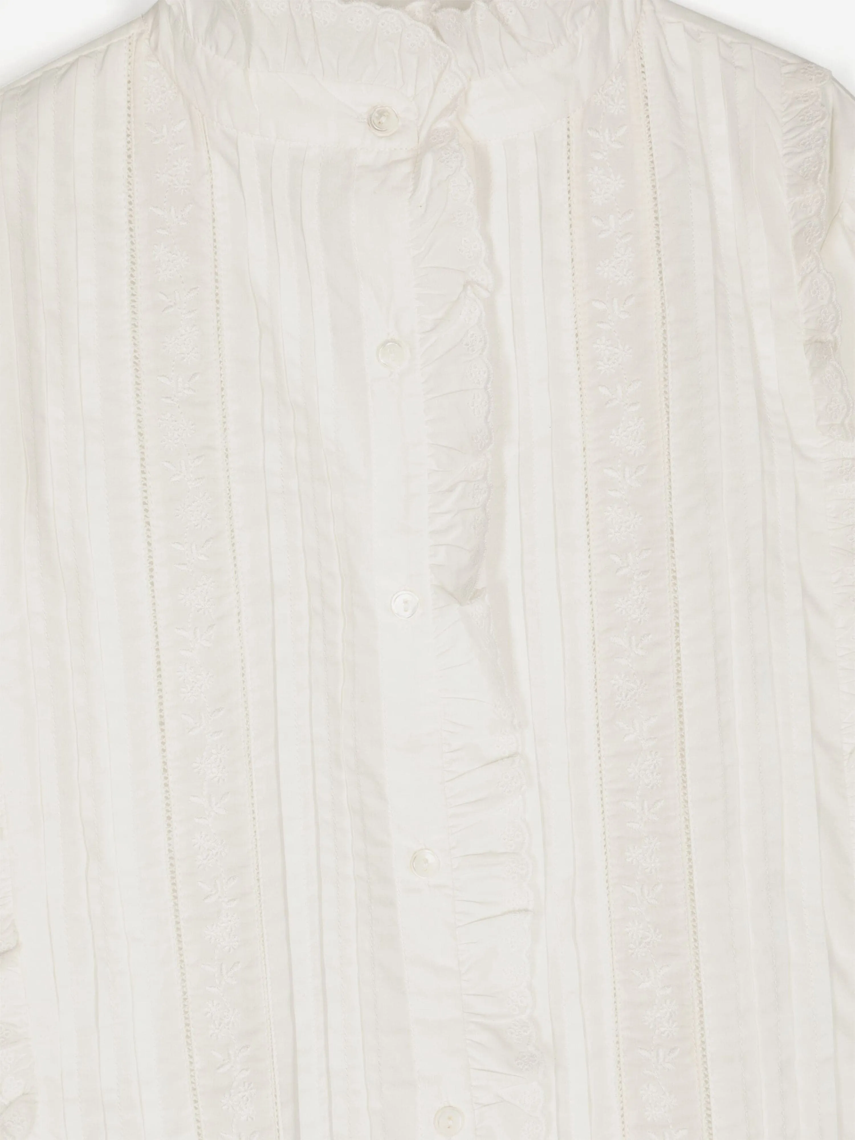Bonpoint Girls Ginese Blouse in White