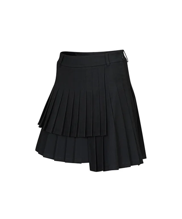 CHUCUCHU Double Pleated Skirt