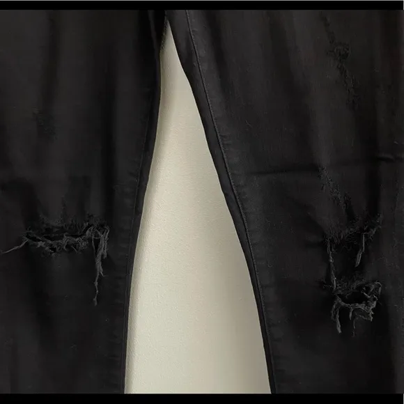 Citizens Distressed Rocket High Rise Black Jeans
