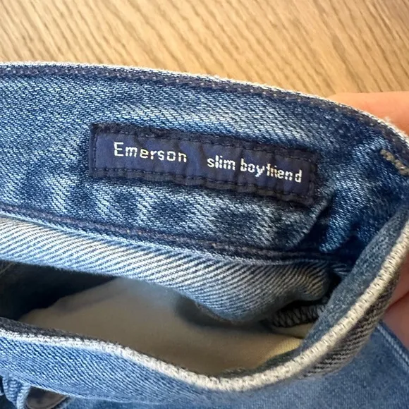 Citizens of Humanity Emerson Slim Boyfriend Distressed Jeans