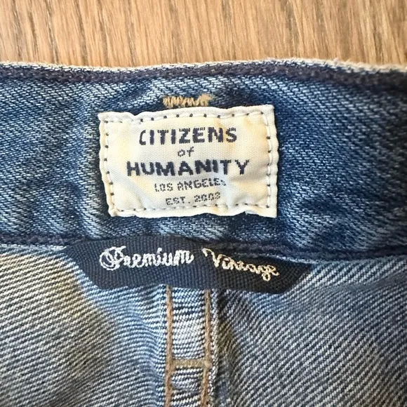 Citizens of Humanity Emerson Slim Boyfriend Distressed Jeans
