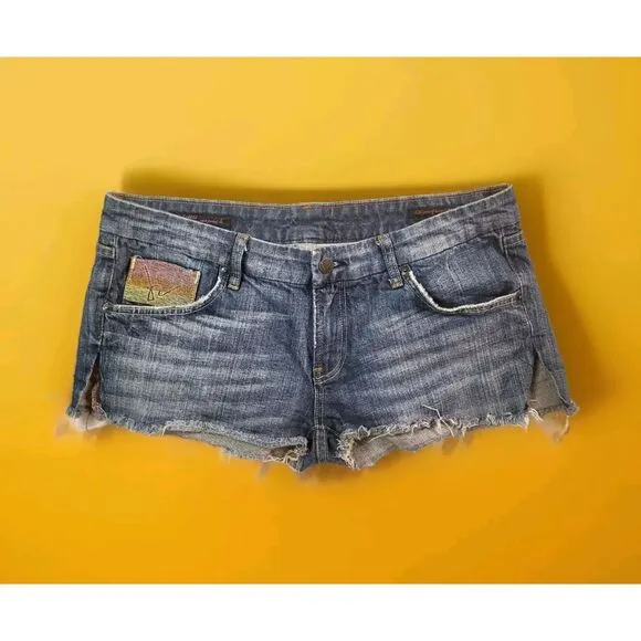 Citizens Of Humanity Jeans Distressed Shorts Women's 32 Stretch Anthropologie
