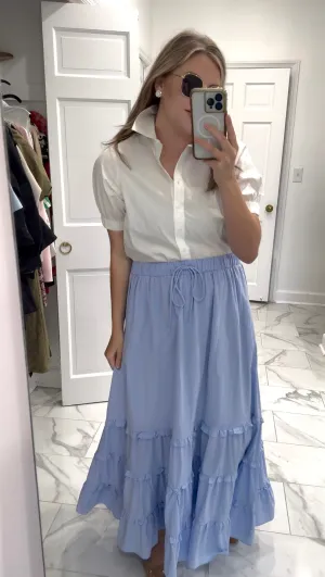 Clover Blouse- White