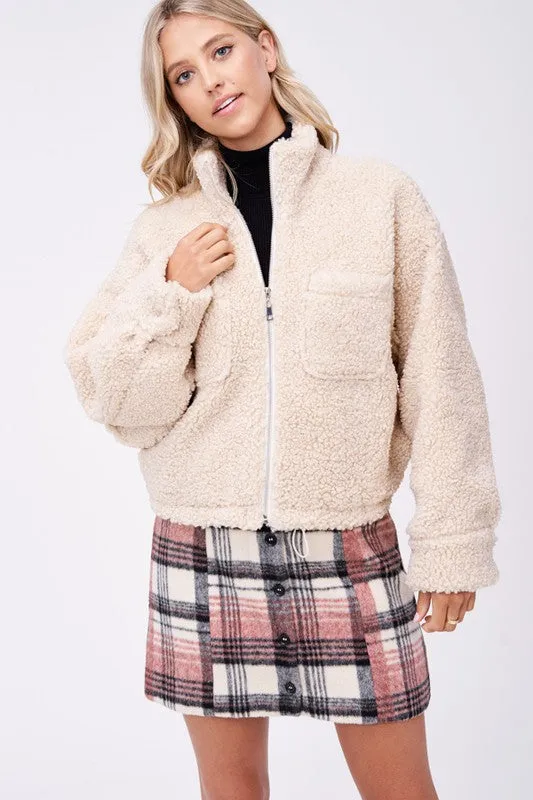 Collared Fur Jacket
