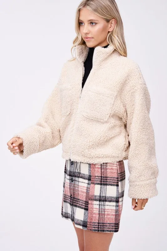 Collared Fur Jacket