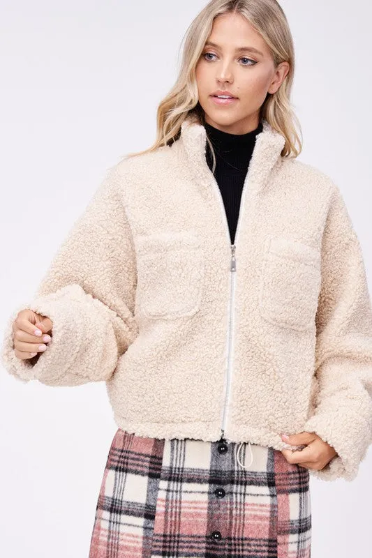 Collared Fur Jacket