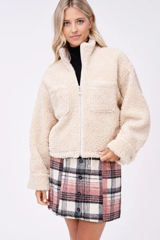 Collared Fur Jacket