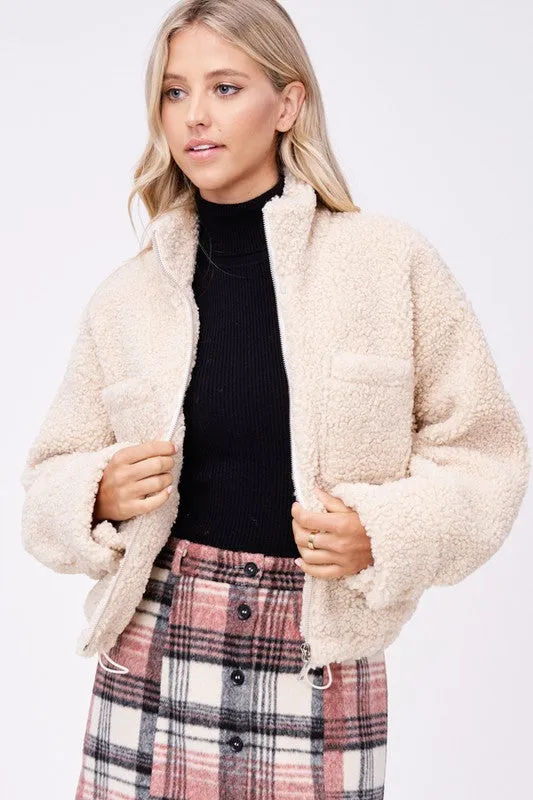 Collared Fur Jacket