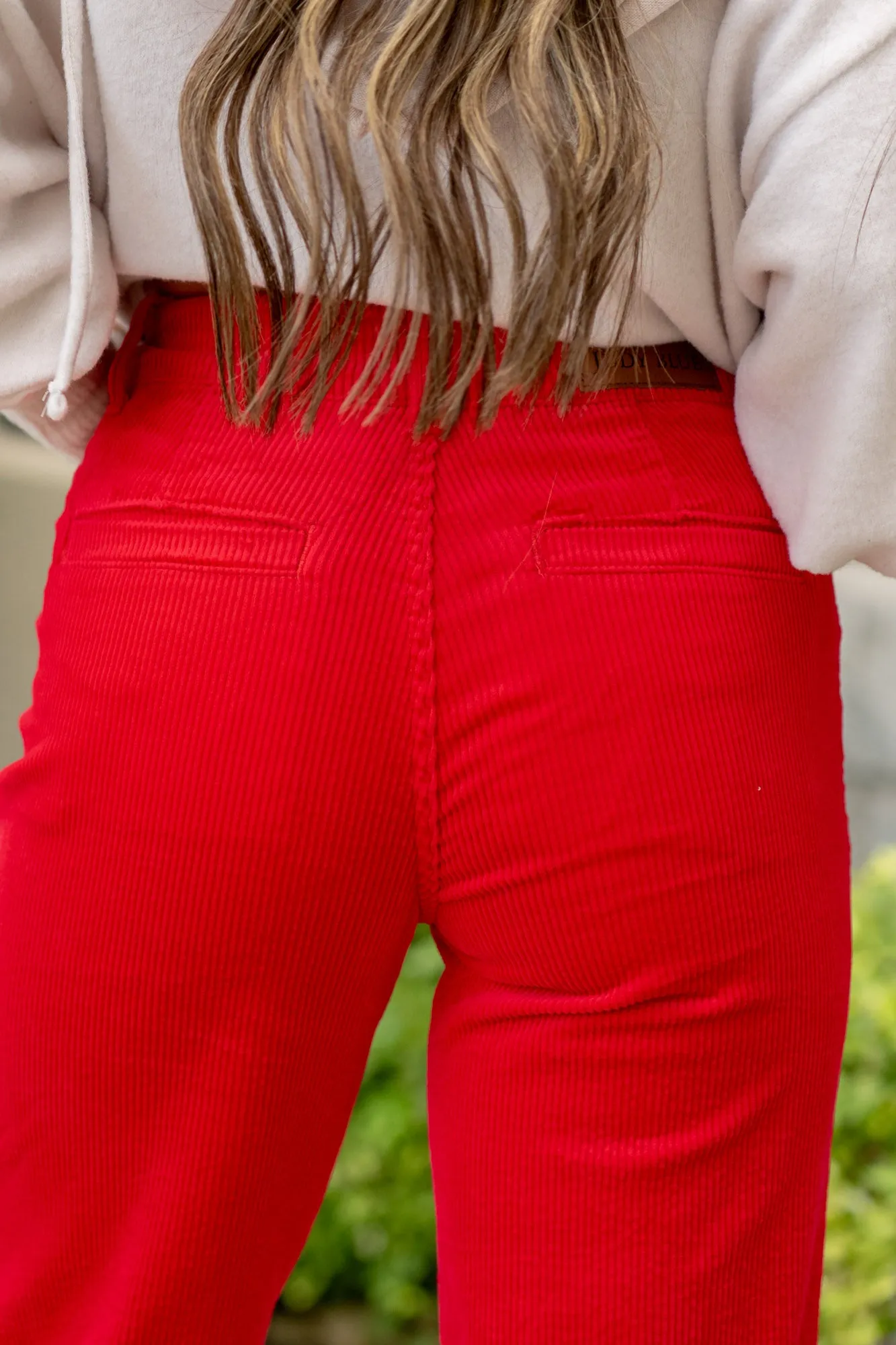 Corduroy High Rise Wide Leg Regular & Plus Sizes