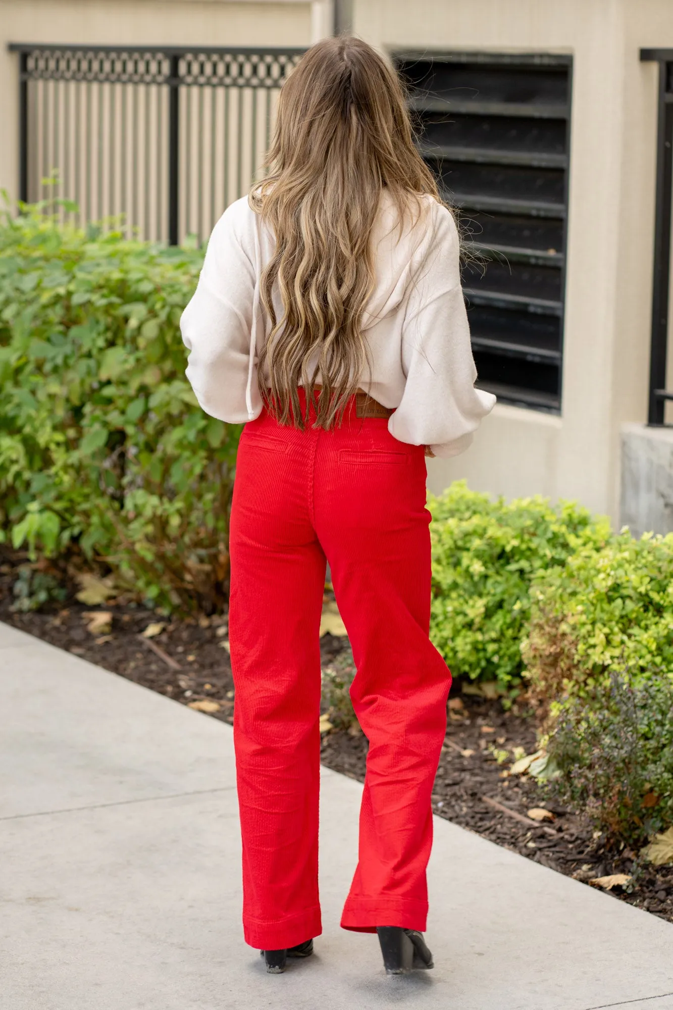 Corduroy High Rise Wide Leg Regular & Plus Sizes