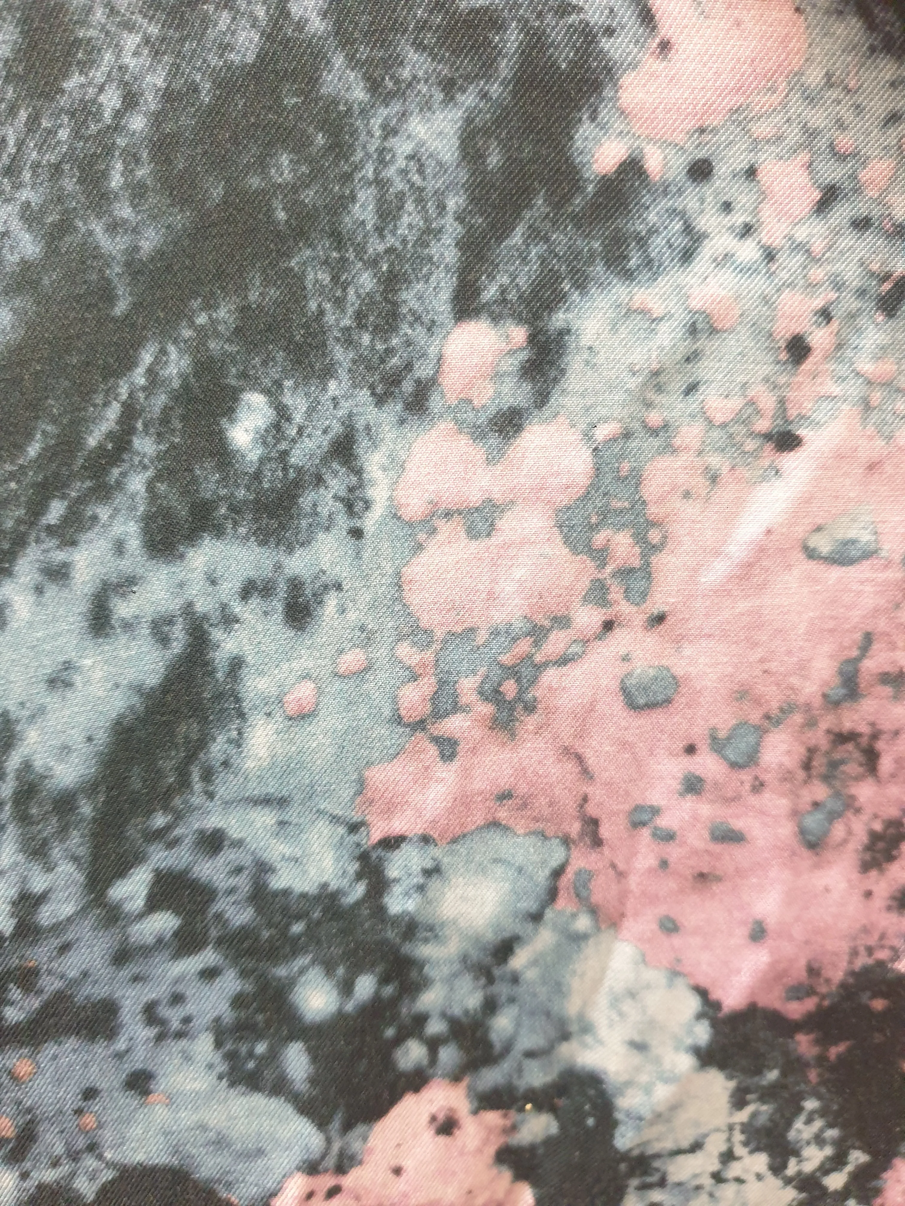 Cos pink and blue paint splatter long sleeve top size 42, best fits AU12