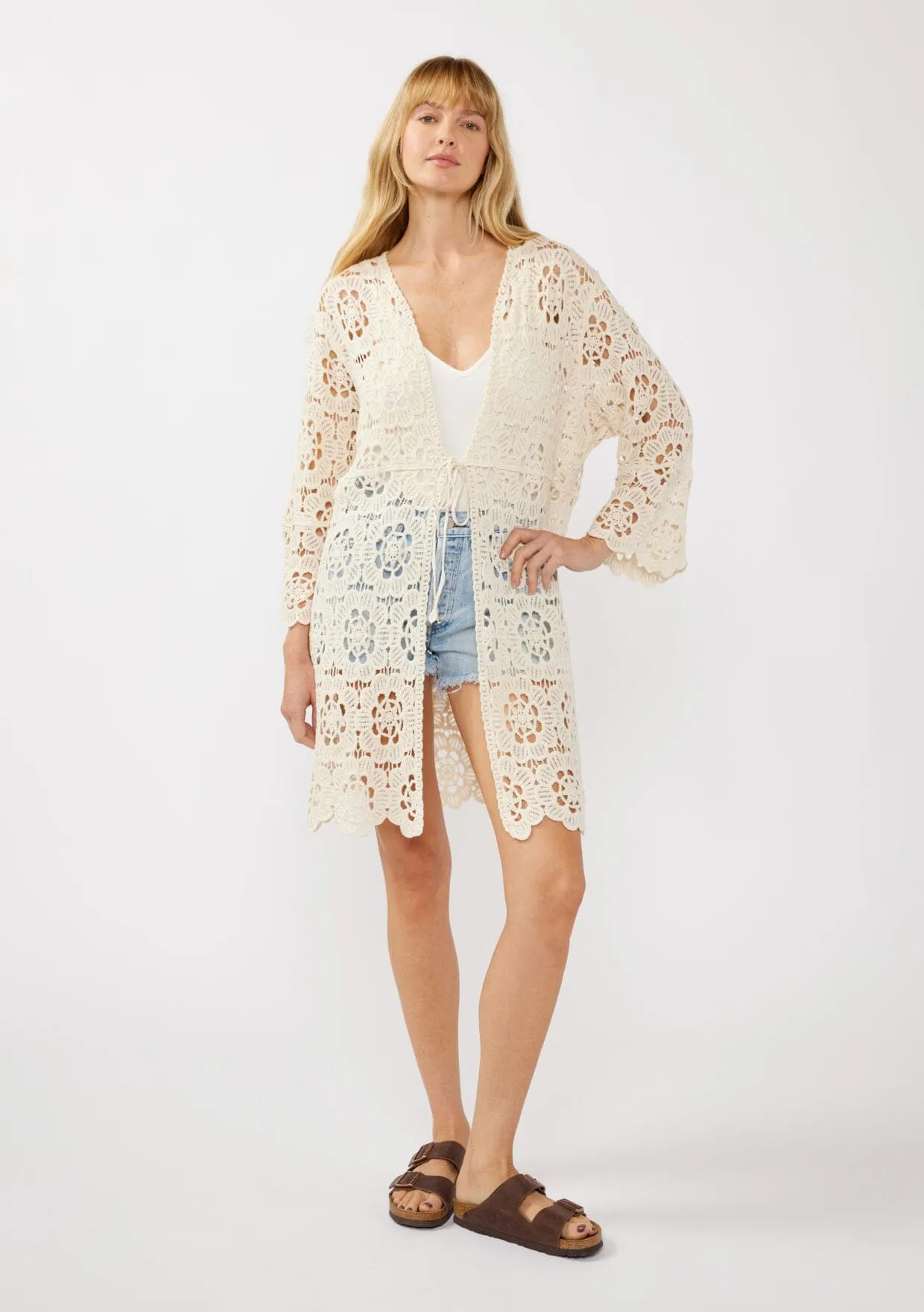 Crashing Waves Crochet Duster