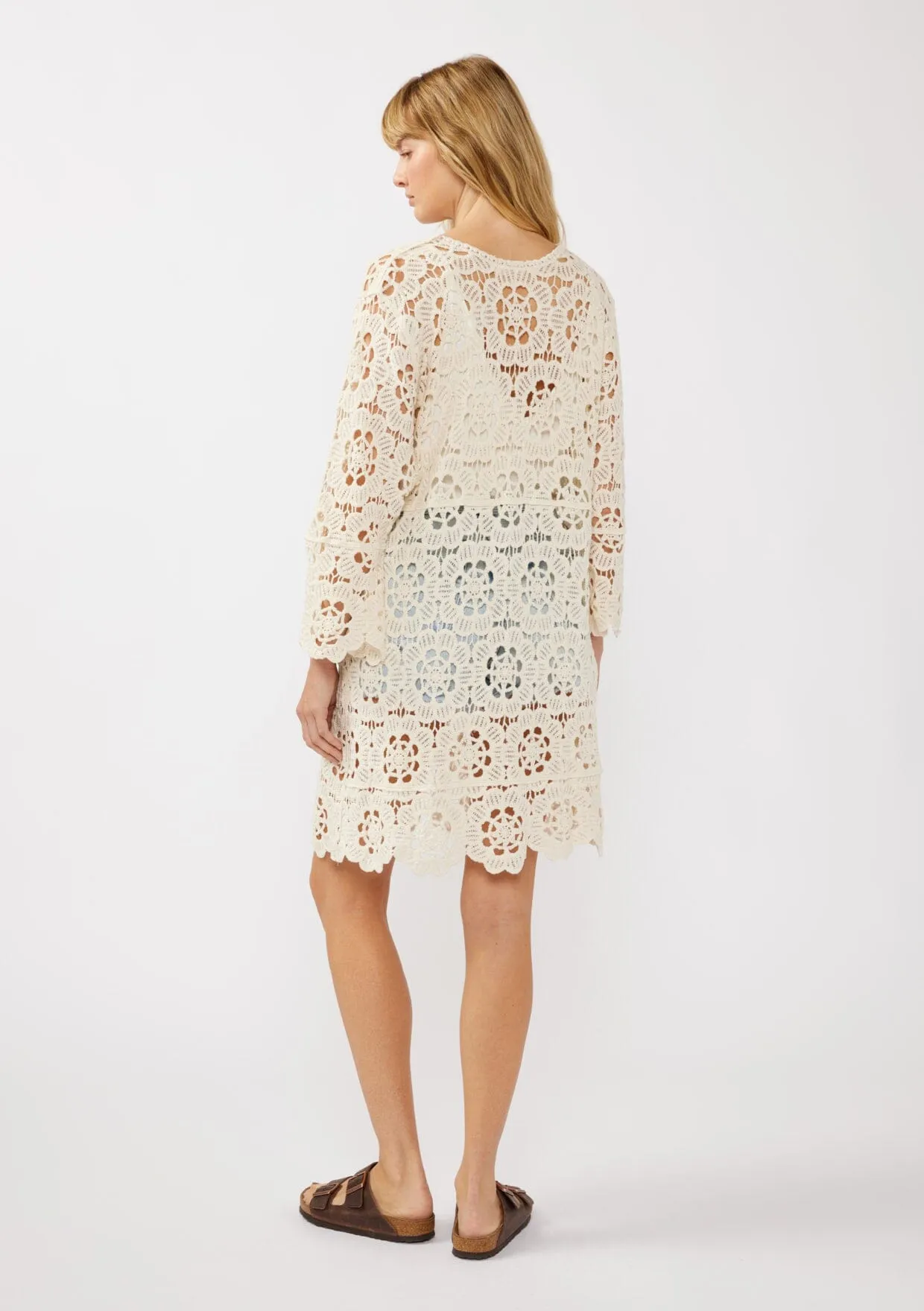 Crashing Waves Crochet Duster