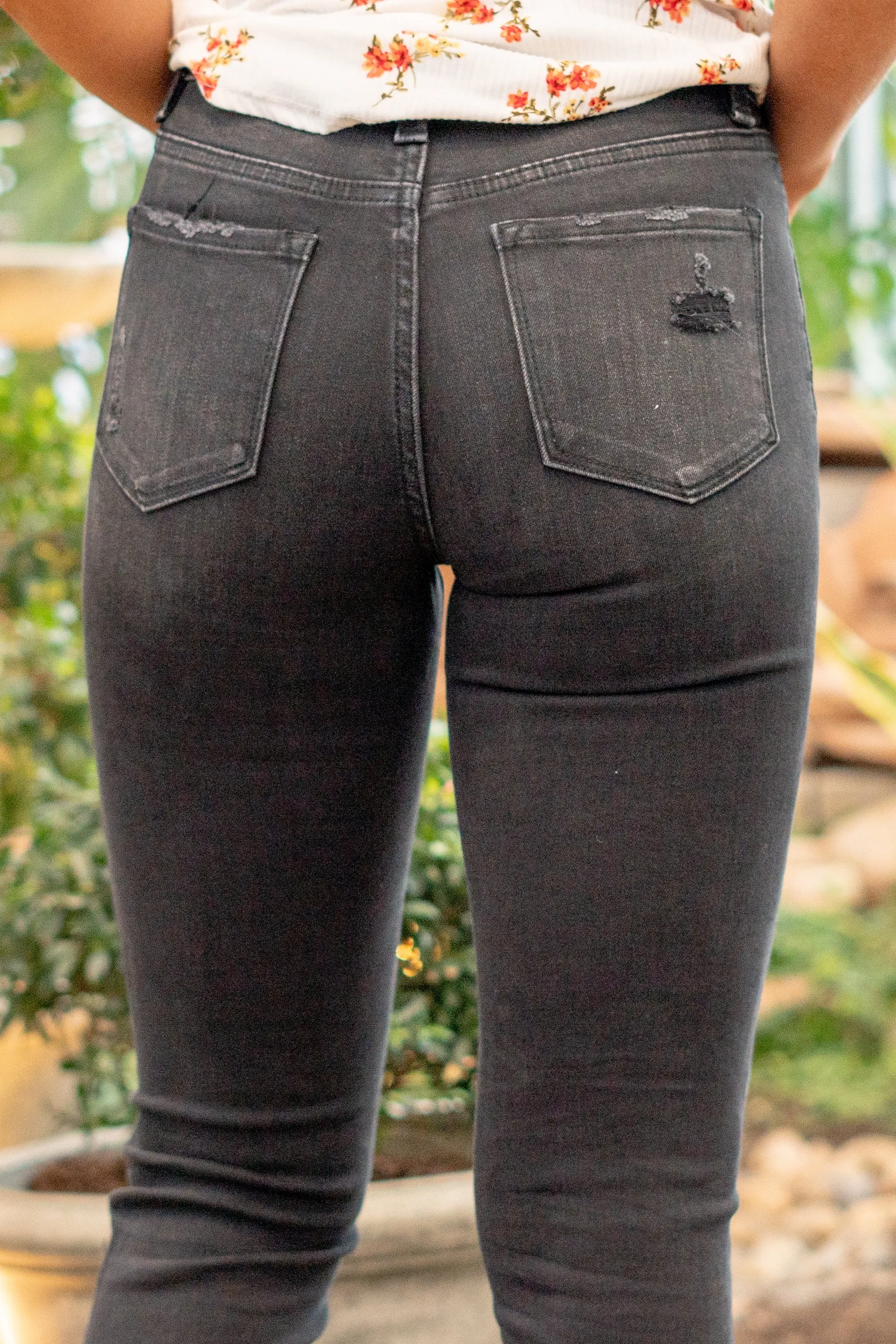 Crocus High Rise Split Hem Slim Boot Cut