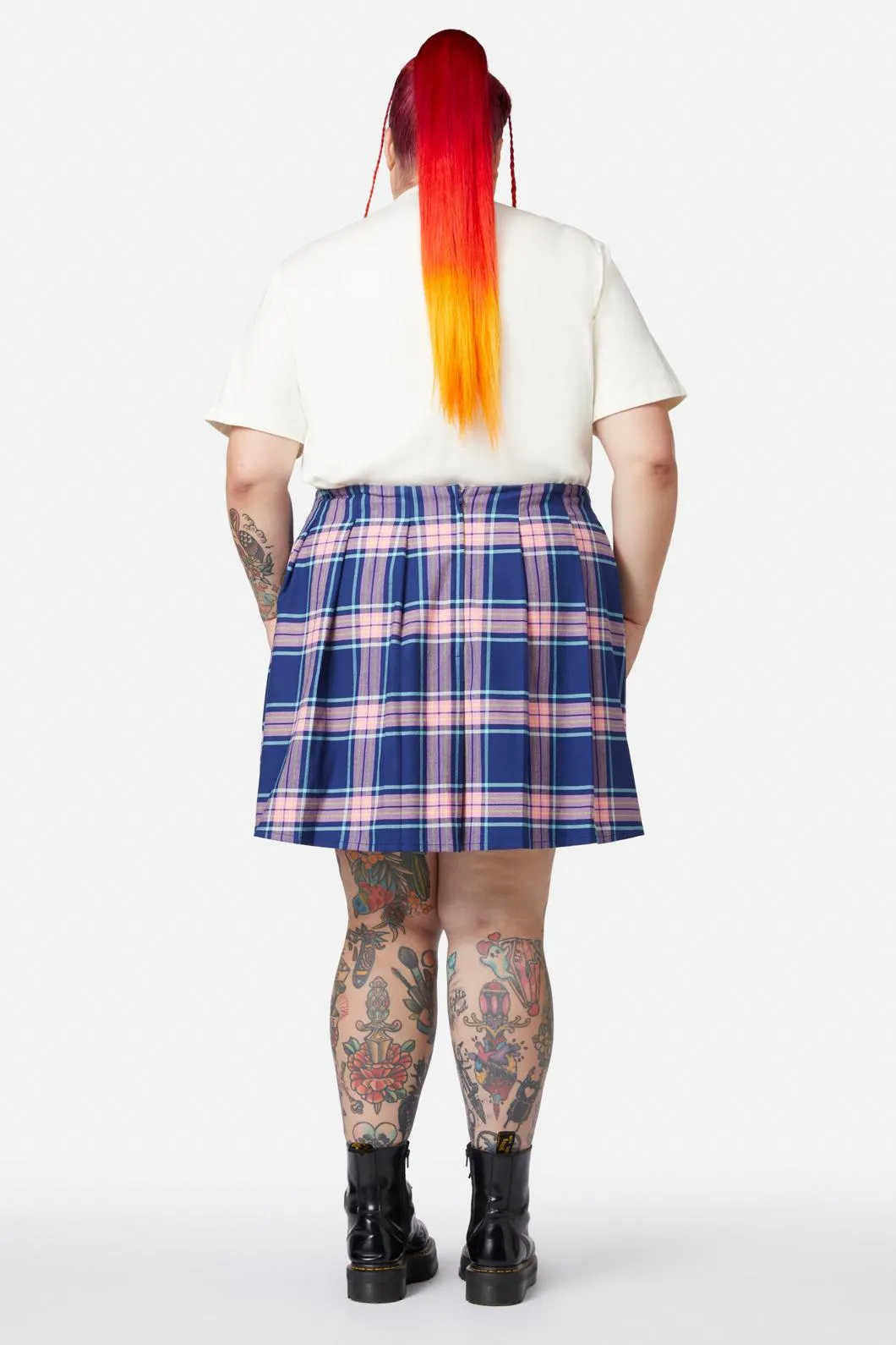 Curve Sandbank Tartan Skirt