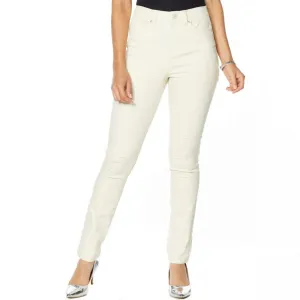DG2 by Diane Gilman Women's Virtual Stretch Destructed Skinny Jeans