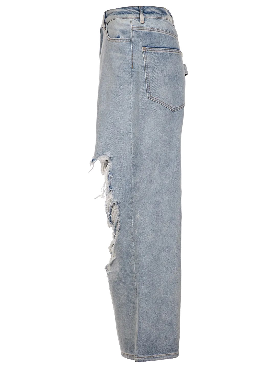 Distressed Denim Jeans