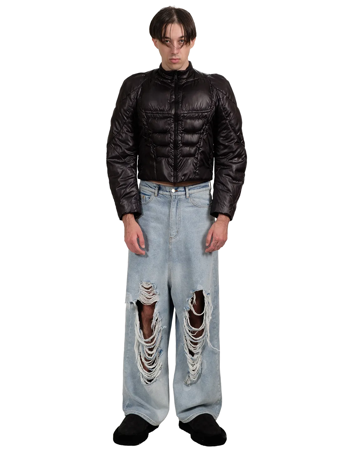 Distressed Denim Jeans