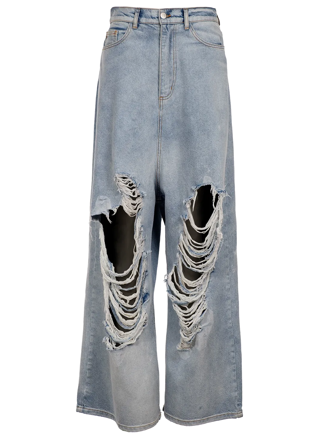 Distressed Denim Jeans