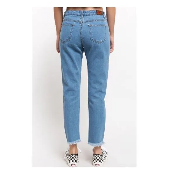 𝅺distressed Jeans Low-rise 5-button denim