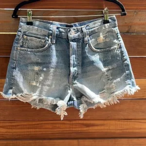 Distressed Jean Shorts