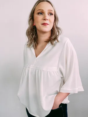 DOING JUST FINE WHITE TOP