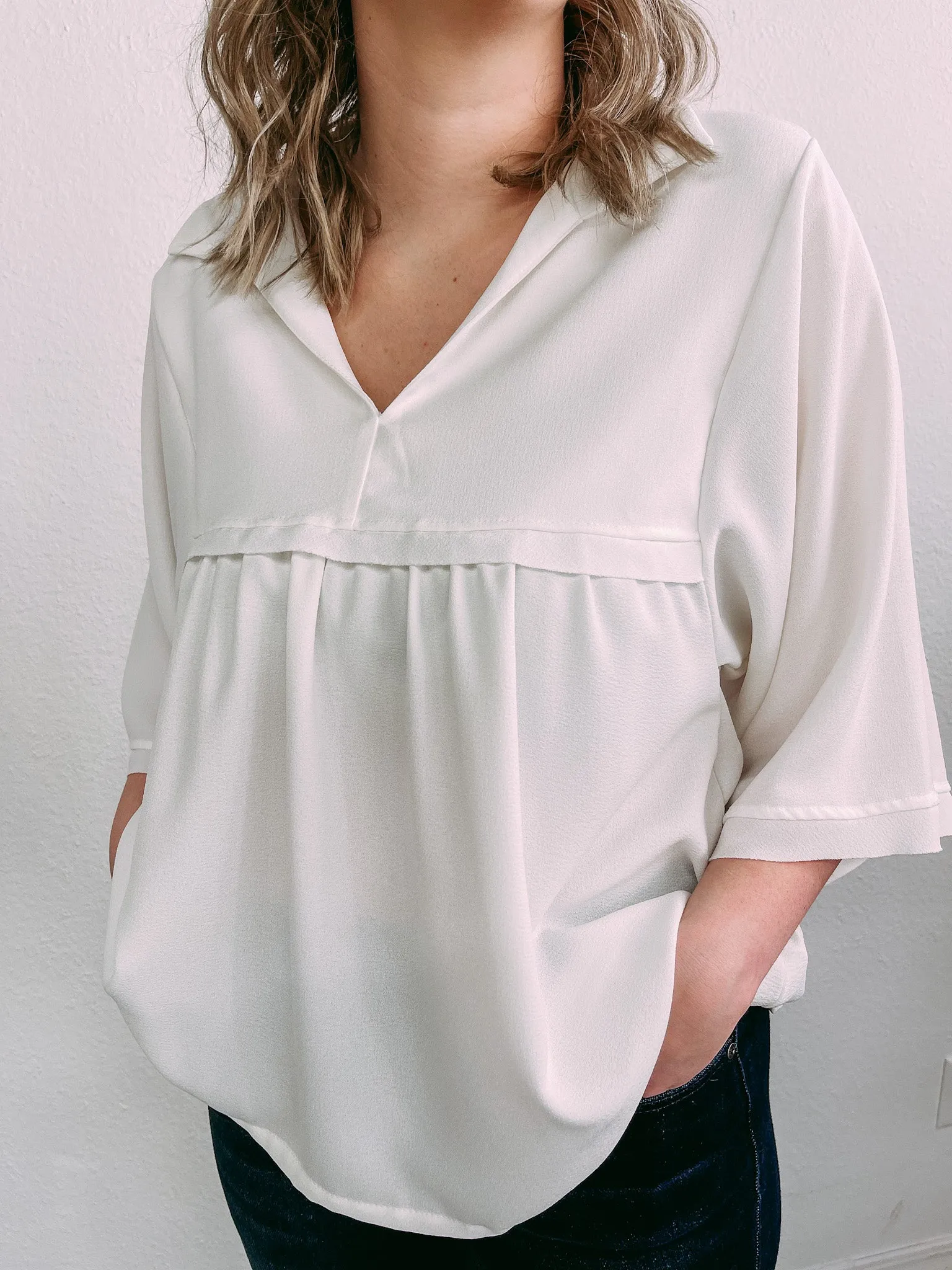DOING JUST FINE WHITE TOP