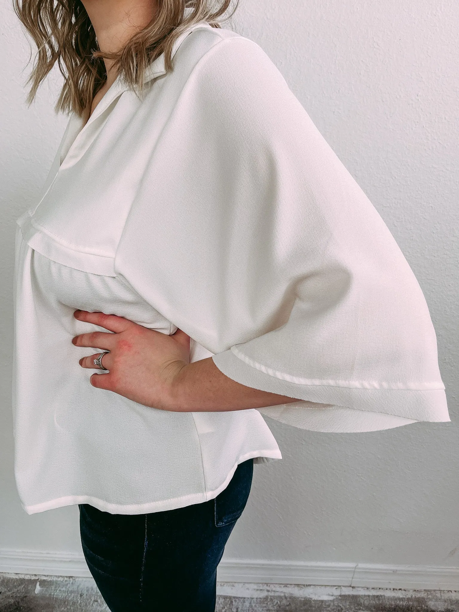 DOING JUST FINE WHITE TOP