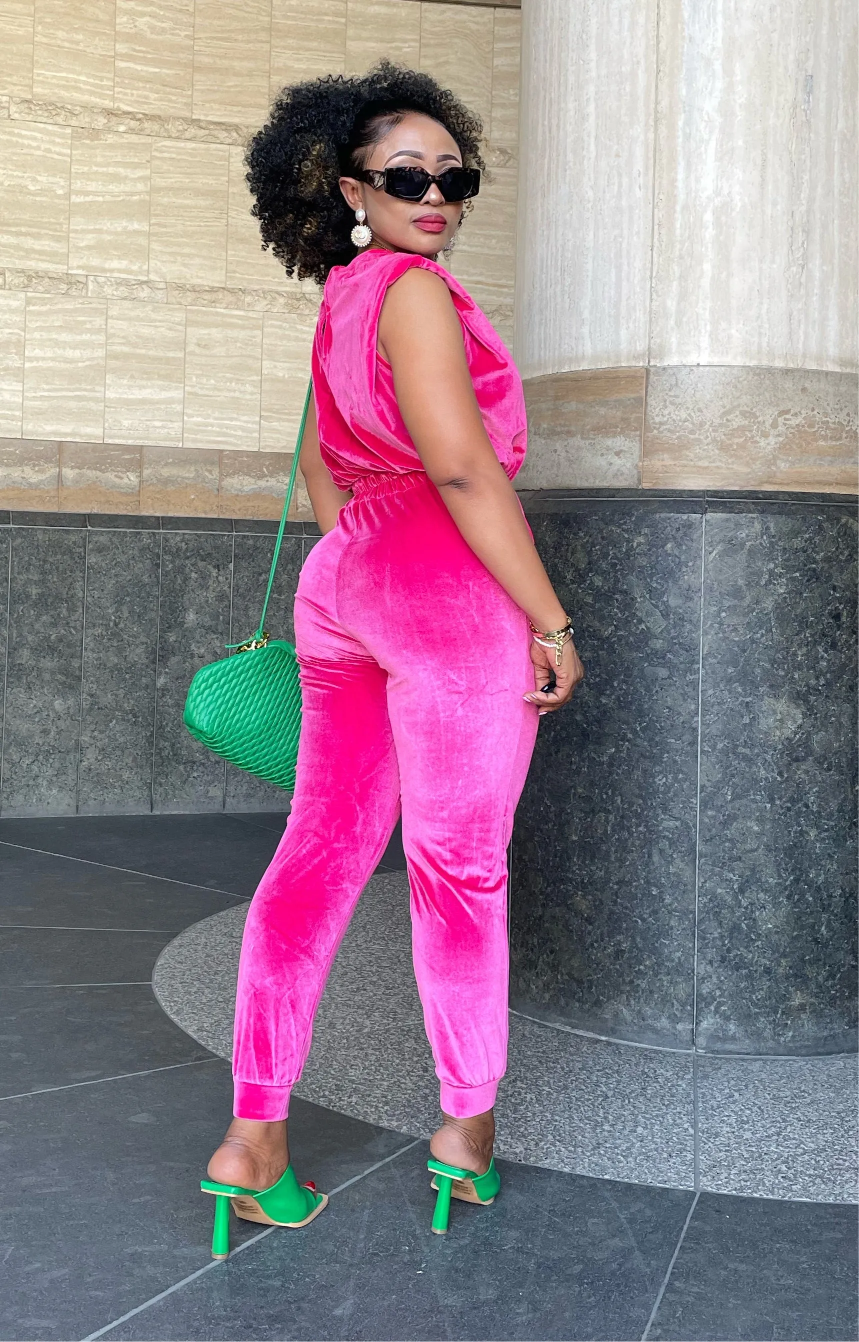 Eassy Velvet Jumpsuit