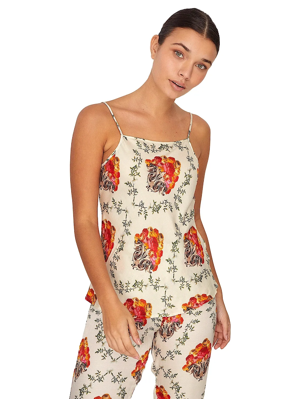 Flora 404 Camisole-Flora 427 Wrap Skirt