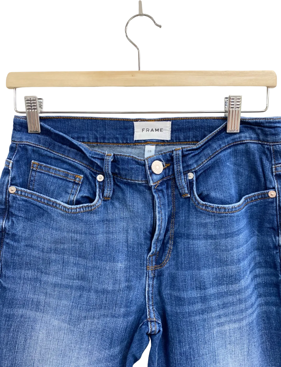 Frame Blue L'homme Skinny Jeans UK 10