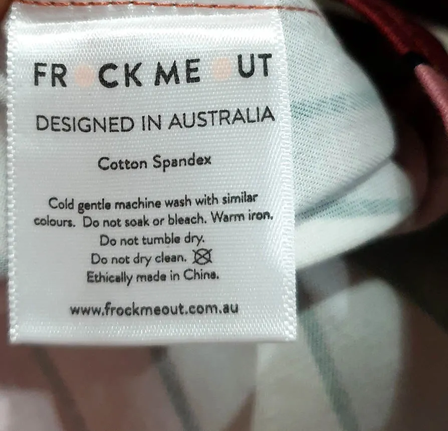 Frock Me Out unique print dress size 20
