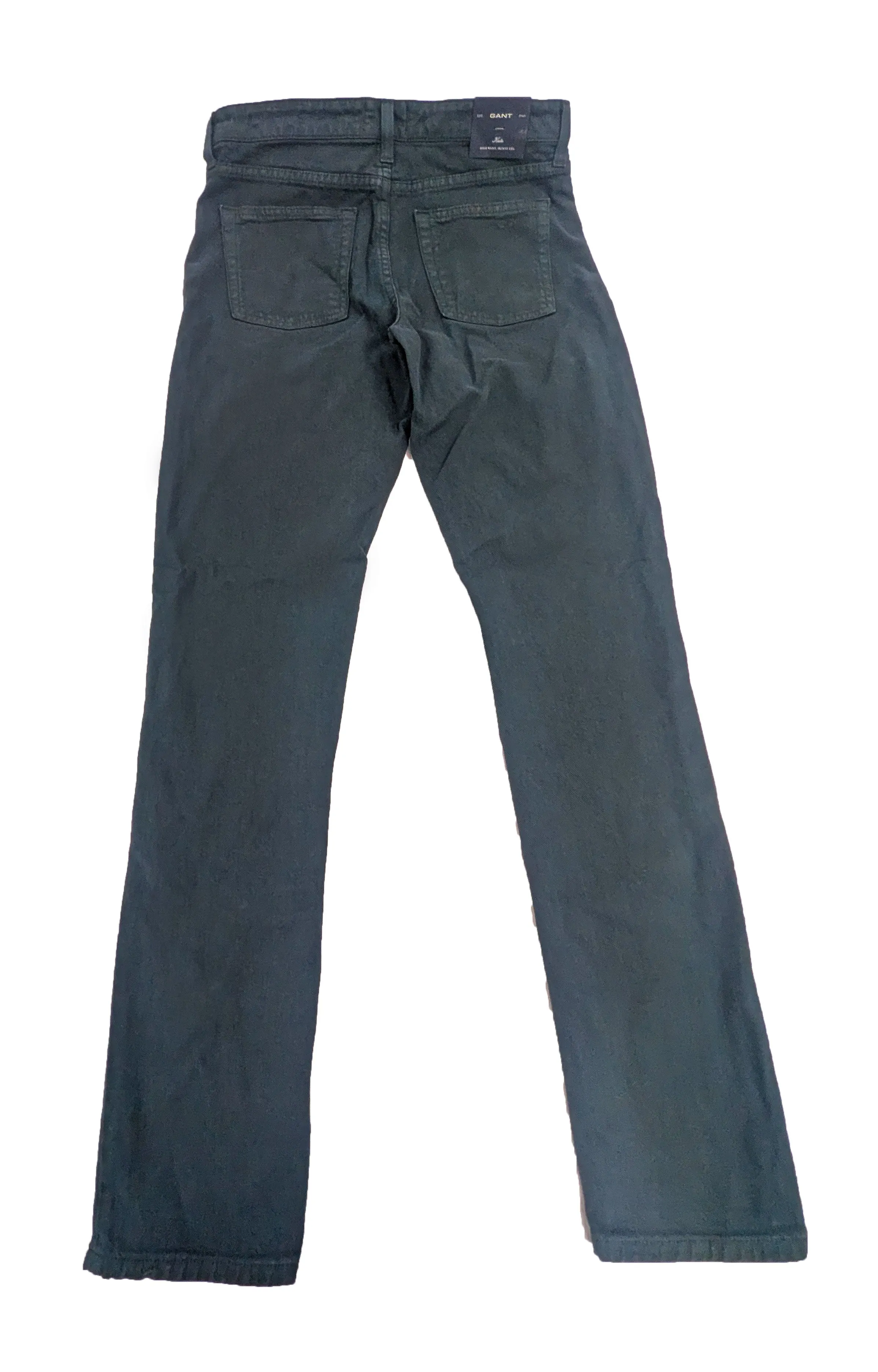 GANT Women's Tartan Green Kate Colored Twill Jeans 410143 Size 28/32 NWT