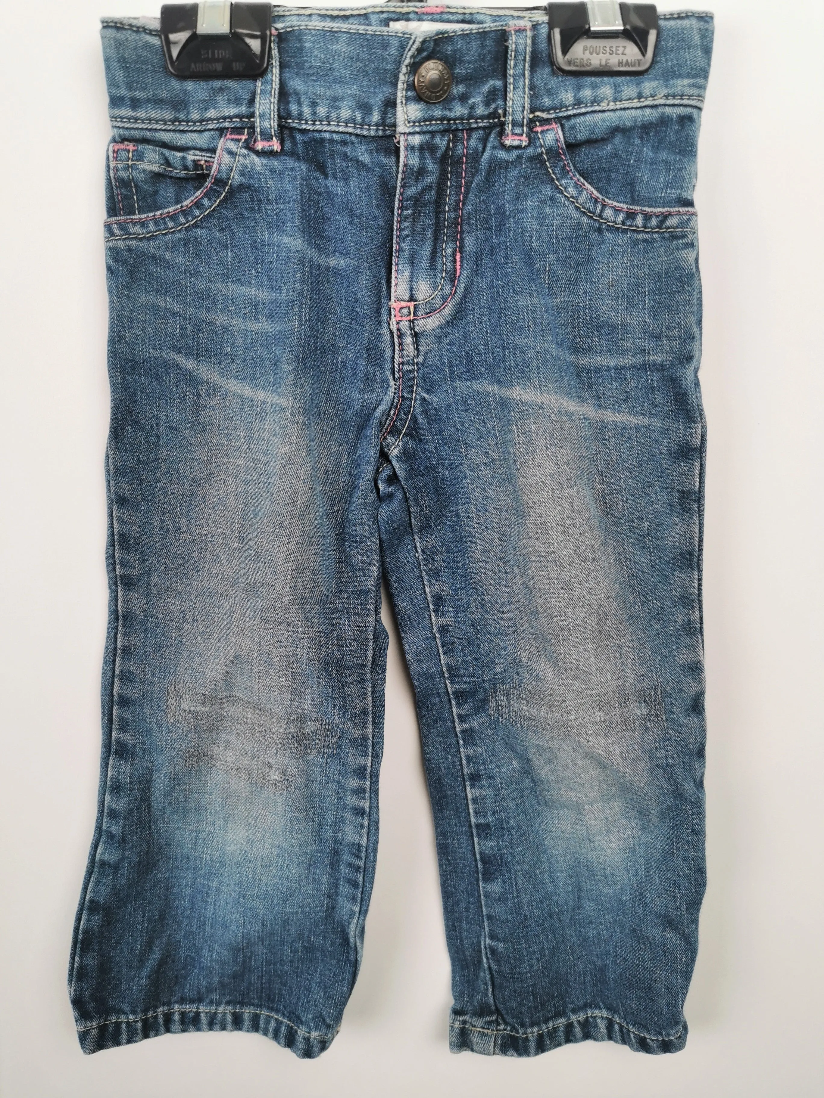 GIRL SIZE 2 YEARS - OLD NAVY, Distressed Jeans EUC B46